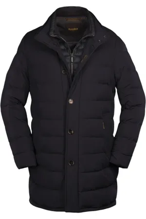 MOORER Hombre, Chaquetas, Azul, Talla: L