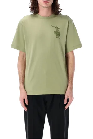 Burberry Hombre, Camisetas, Verde, Talla: M