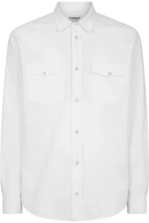 Dondup Hombre, Camisas, Blanco, Talla: L