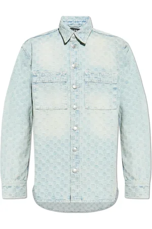 MISBHV Hombre, Camisas, Azul, Talla: M