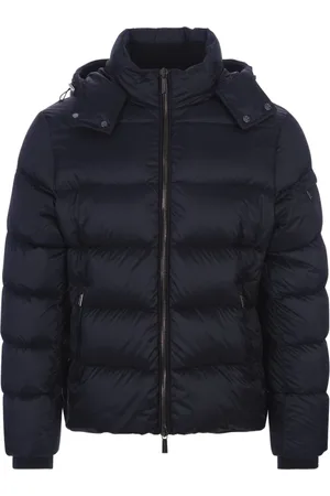MOORER Hombre, Chaquetas, Azul, Talla: L