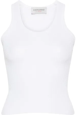 ERMANNO SCERVINO Mujer, Camisetas, Blanco, Talla: S