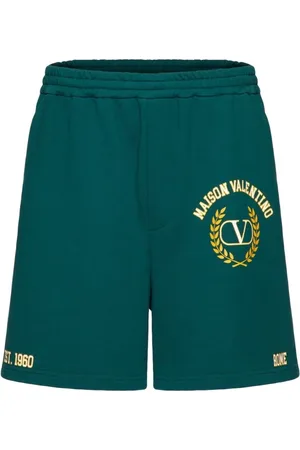 VALENTINO Hombre, Pantalones cortos, Verde, Talla: L