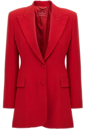 ERMANNO SCERVINO Mujer, Chaquetas, Rojo, Talla: S