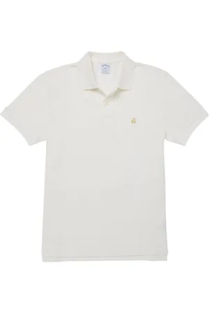 Brooks Brothers Hombre, Camisetas, Blanco, Talla: XL