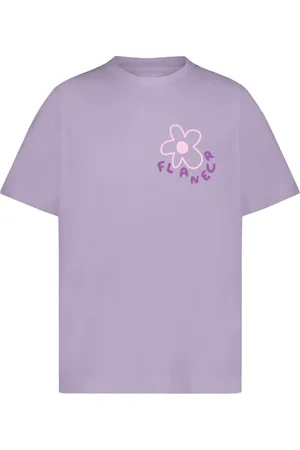 FLÂNEUR Hombre, Camisetas, Púrpura, Talla: L