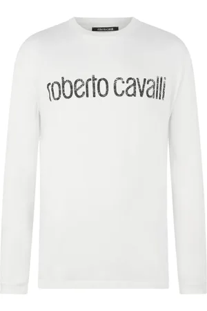 Roberto Cavalli Hombre, Camisetas, Blanco, Talla: M