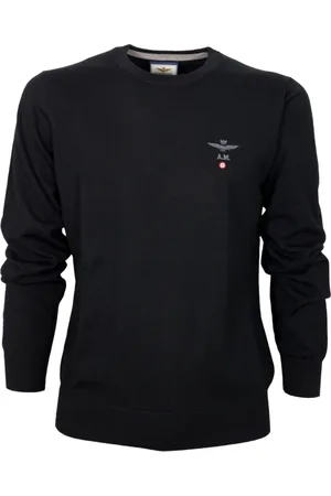Aeronautica Militare Hombre, Sudaderas, Negro, Talla: M