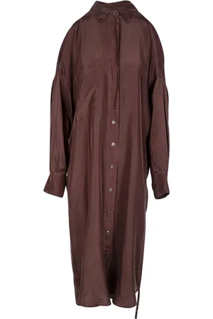 TELA Mujer, Vestidos, Marrón, Talla: M