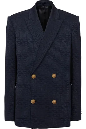 Balmain Hombre, Chaquetas, Azul, Talla: L