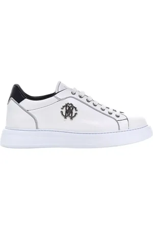 Roberto Cavalli Hombre, Zapatos, Blanco, Talla: 44 EU