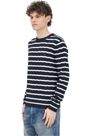 Tommy Hilfiger Hombre, Jerseys, Azul, Talla: XL
