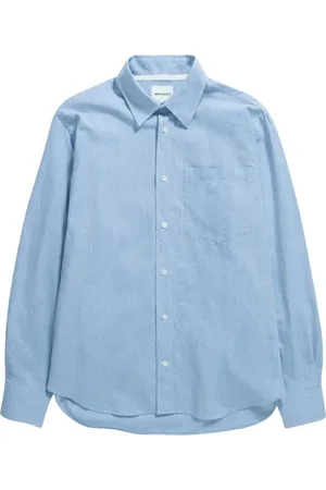 Norse projects Hombre, Camisas, Azul, Talla: S