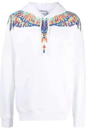 MARCELO BURLON Hombre, Sudaderas, Blanco, Talla: L