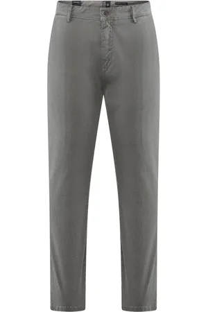 Bomboogie Hombre, Pantalones, Gris, Talla: W34