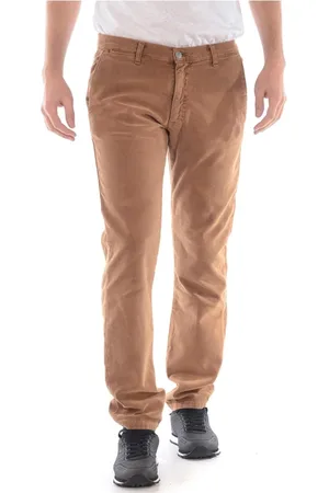 D.A. Daniele Alessandrini Hombre, Pantalones, Marrón, Talla: W29