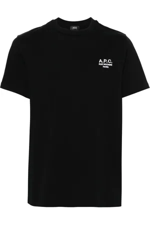 A.P.C. Hombre, Camisetas, Negro, Talla: L