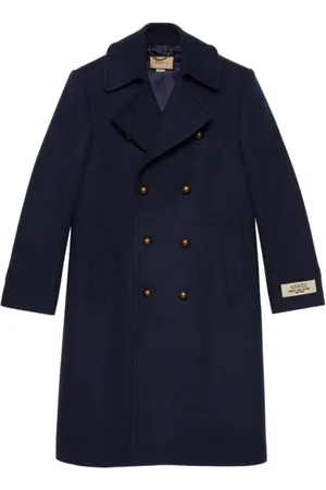 Gucci Hombre, Abrigos, Azul, Talla: L