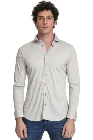 DESOTO Hombre, Camisas, Gris, Talla: L