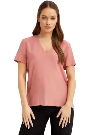 FAY Mujer, Camisetas, Rosa, Talla: S