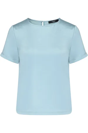 Max Mara Mujer, Camisetas, Azul, Talla: L