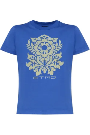Etro Mujer, Camisetas, Azul, Talla: L