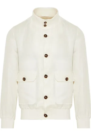 BARBA Hombre, Chaquetas, Blanco, Talla: L