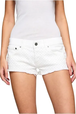 Dondup Mujer, Pantalones cortos, Blanco, Talla: W27