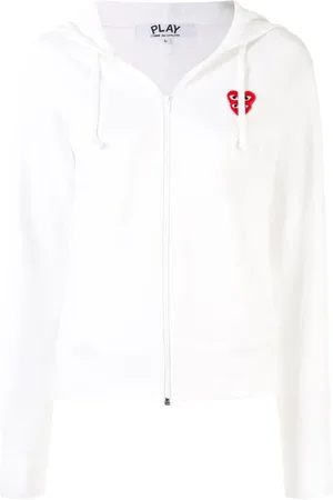 Comme des Garçons Mujer, Sudaderas, Blanco, Talla: L
