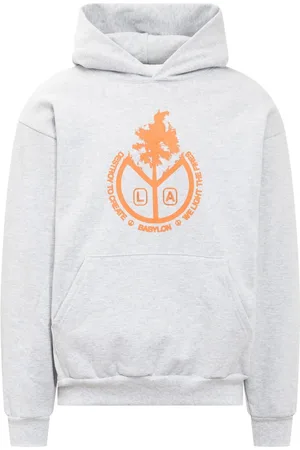 BABYLON Hombre, Sudaderas, Gris, Talla: S