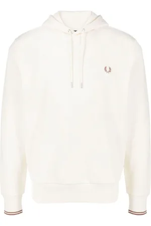 Fred Perry Hombre, Sudaderas, Blanco, Talla: S