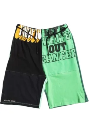 Marine Serre Unisex, Pantalones cortos, Verde, Talla: L