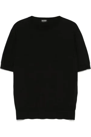 Ermenegildo Zegna Hombre, Camisetas, Negro, Talla: M