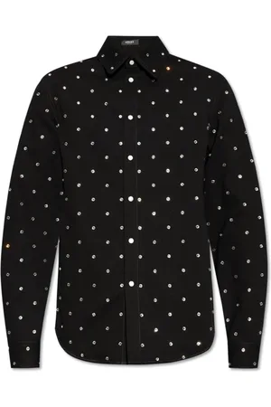 VERSACE Hombre, Camisas, Negro, Talla: M