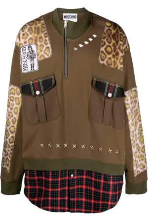 Moschino Hombre, Sudaderas, Verde, Talla: S