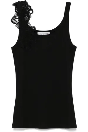 ERMANNO SCERVINO Mujer, Camisetas, Negro, Talla: M