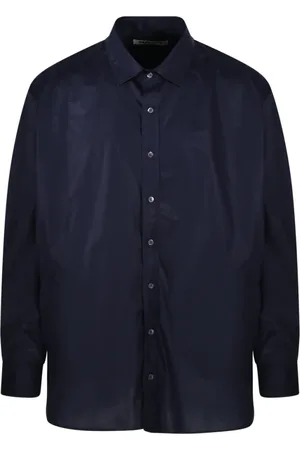 DARKPARK Hombre, Camisas, Azul, Talla: S