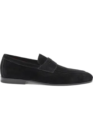santoni Hombre, Zapatos, Negro, Talla: 41 EU