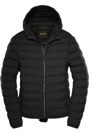 MOORER Hombre, Chaquetas, Negro, Talla: M