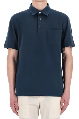 Ermenegildo Zegna Hombre, Camisetas, Azul, Talla: M