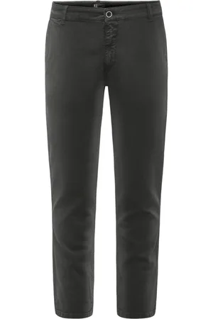 Bomboogie Hombre, Pantalones, Gris, Talla: W34