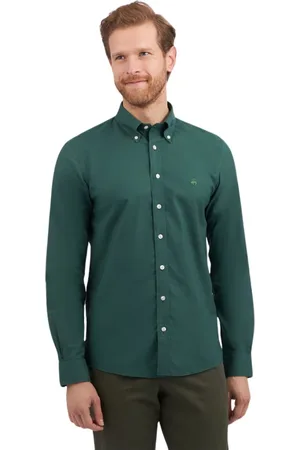 Brooks Brothers Hombre, Camisas, Verde, Talla: 2XL