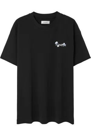 FLÂNEUR Hombre, Camisetas, Negro, Talla: M