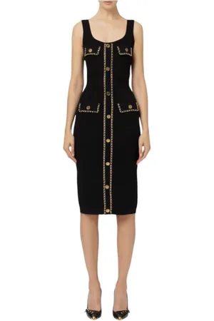 Elisabetta Franchi Mujer, Vestidos, Negro, Talla: S