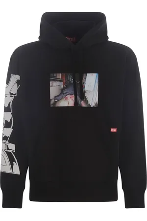 Diesel Hombre, Sudaderas, Negro, Talla: 2XL
