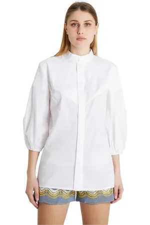 FEDERICA TOSI Mujer, Blusas y Camisas, Blanco, Talla: L