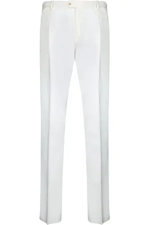 LARDINI Hombre, Pantalones, Blanco, Talla: XL