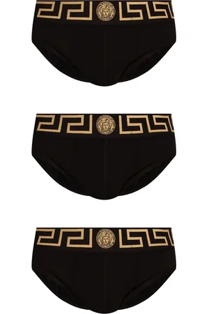 VERSACE Hombre, Ropa interior, Negro, Talla: S