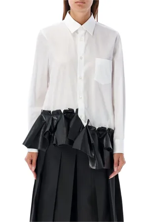 Comme des Garçons Mujer, Blusas y Camisas, Blanco, Talla: S