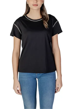 Liu Jo Mujer, Camisetas, Negro, Talla: XS